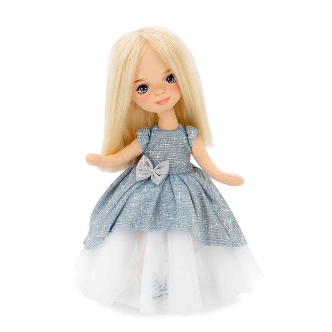 Мягкая игрушка Кукла Mia в голубом платье 32 см Orange Toys SS01-01