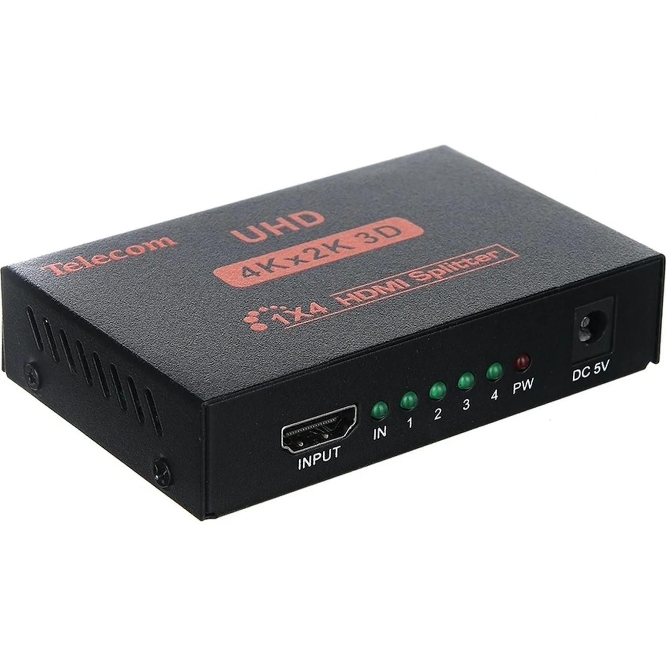 Разветвитель HDMI 1=gt;4 4k@30 HZ Telecom TTS7005 2390358