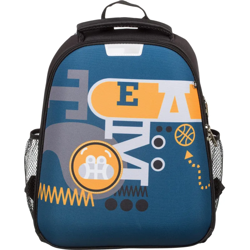 Ранец Light Team оранжевый, 2 отд. (700г) Комус Класс 1556986