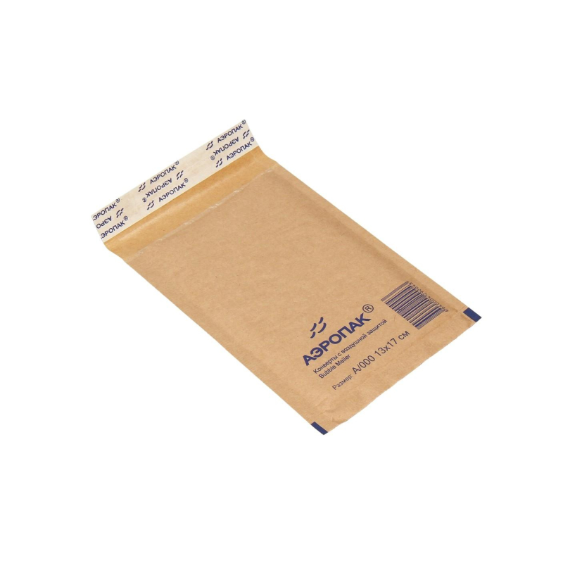 Крафт-конверт с воздушной прослойкой А/000 130 х 170 (уп/100шт) 1715544