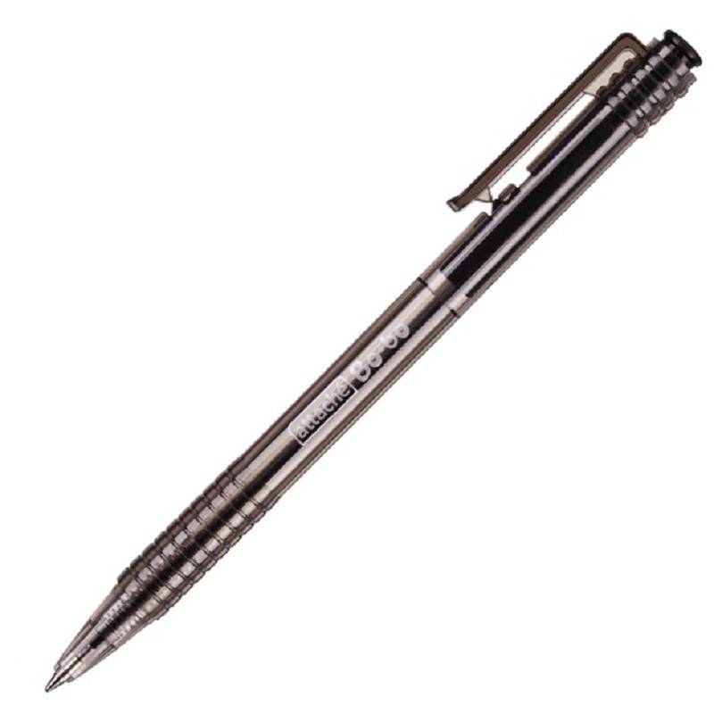 Ручка шариковая автоматическая Attache Bo-bo черная (толщина линии 0.5 мм) 131234