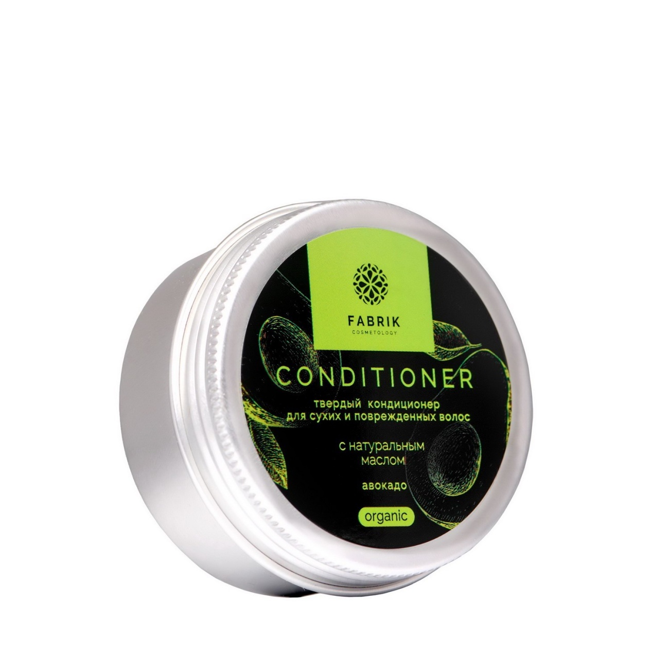 Кондиционер для волос Fabrik Cosmetology Твердый, с натуральным маслом авокадо 40 г 4631154084187