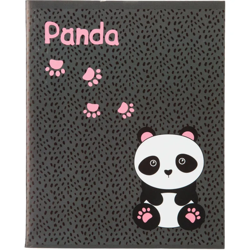 Тетрадь общая А5 96л №1School Panda,клет,скреп. ВД-лак №1 School 1819950