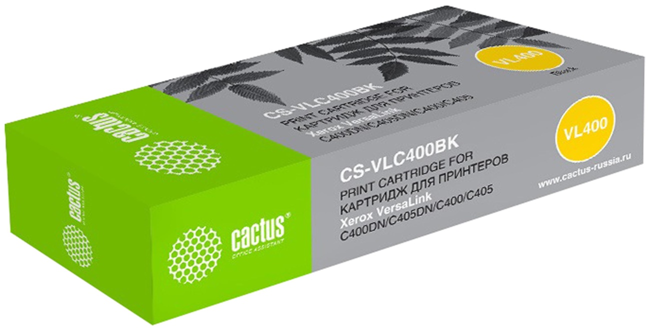 Картридж лазерный Cactus 106R03532(CS-VLC400BK) чер.для Xerox C400DN/C405DN 1665281