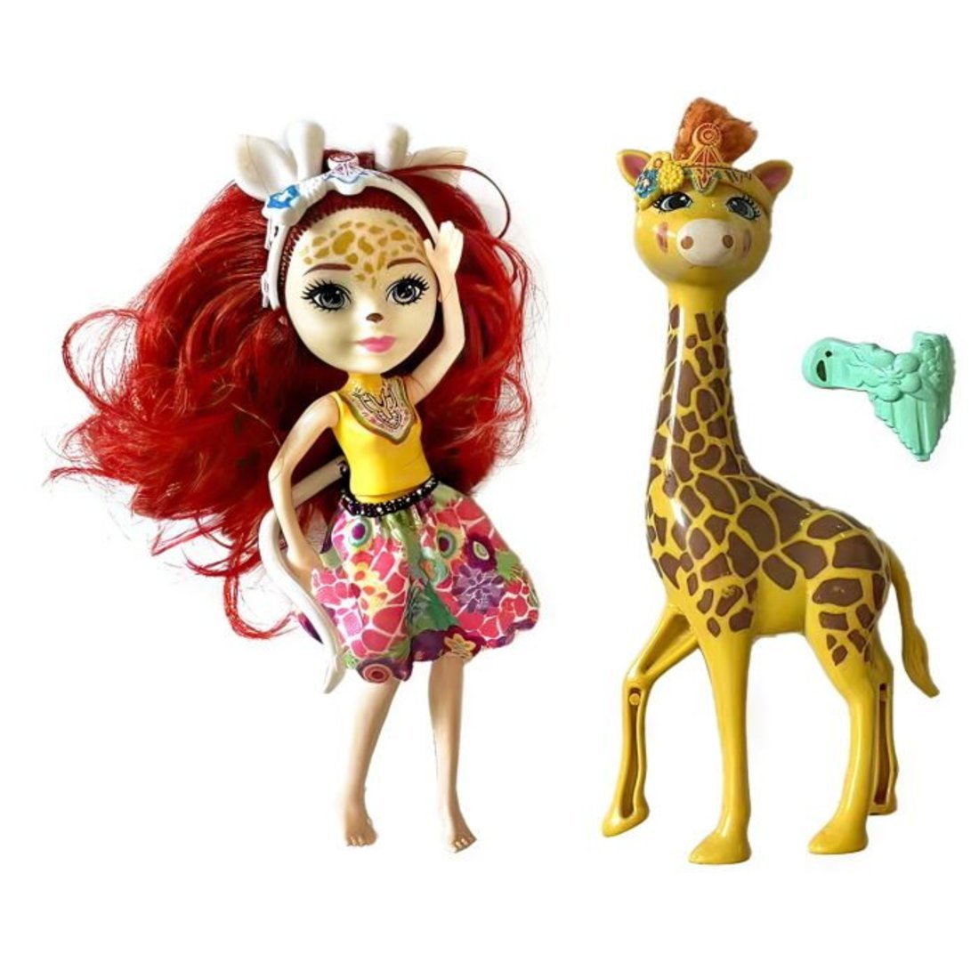 Кукла, Лесные Феи с жирафом 16 см 1Toy Т24026