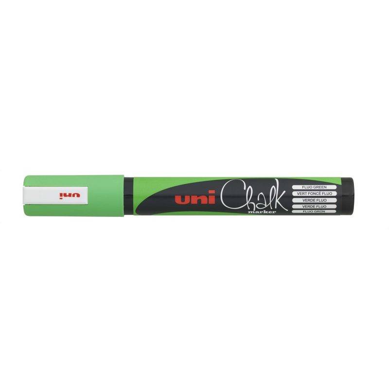 Маркер меловой Uni Chalk зеленый (толщина линии 2.5 мм) 719206