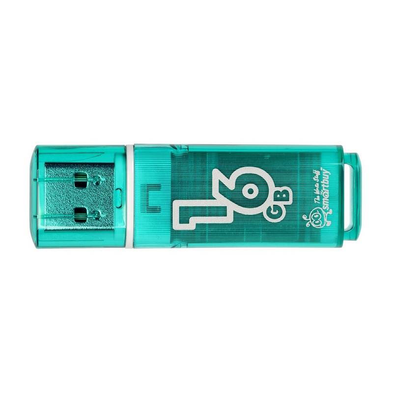 Флеш-память SmartBuy Glossy series 16 Gb USB 2.0 зеленая SB16GBGS-G 445924