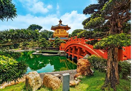 Пазл CastorLand Сад Нан Лиан, Гонконг, 1000 дет. C-104932