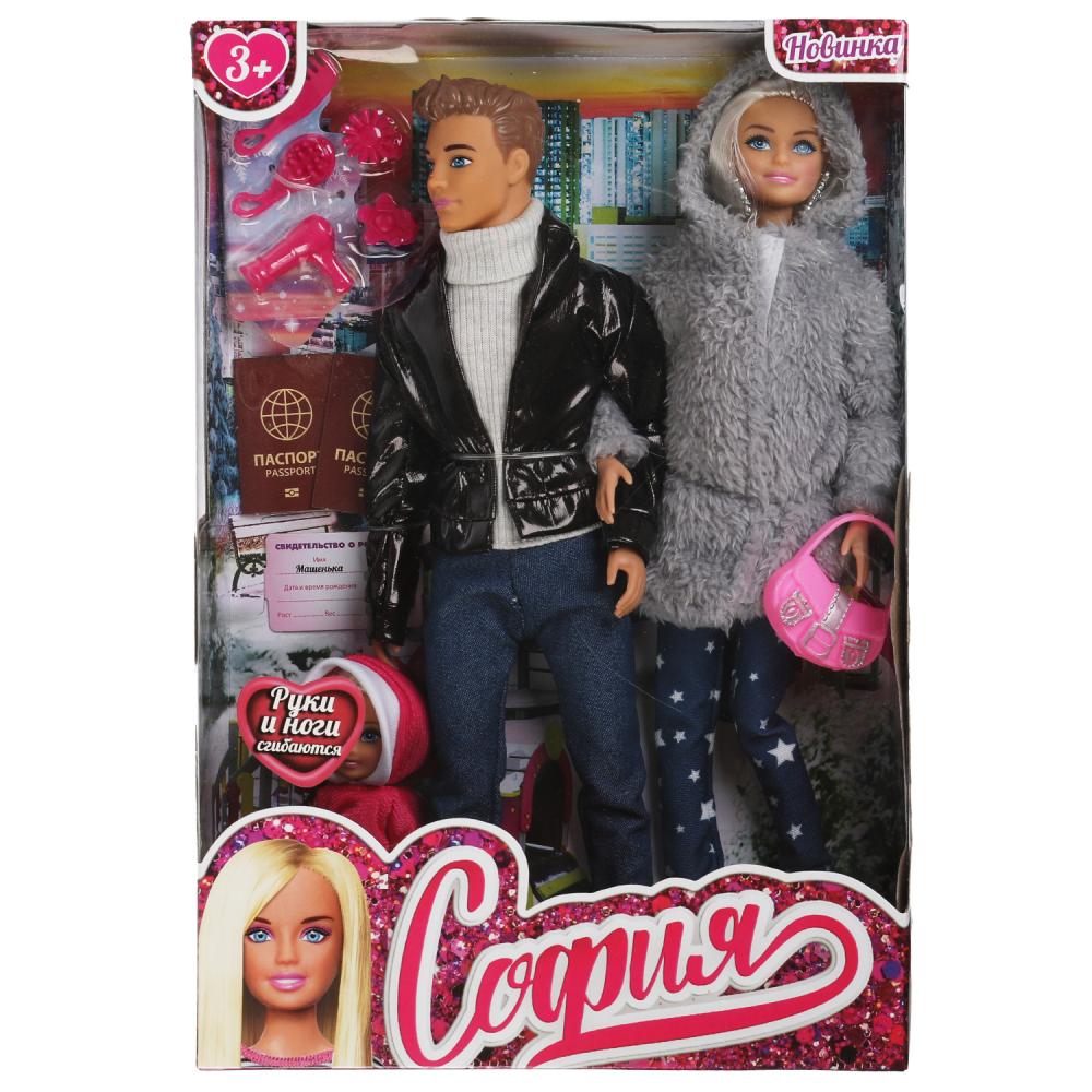 Кукла 29 см. София, с Алексом, дочкой Карапуз 66502-21-SA-BB