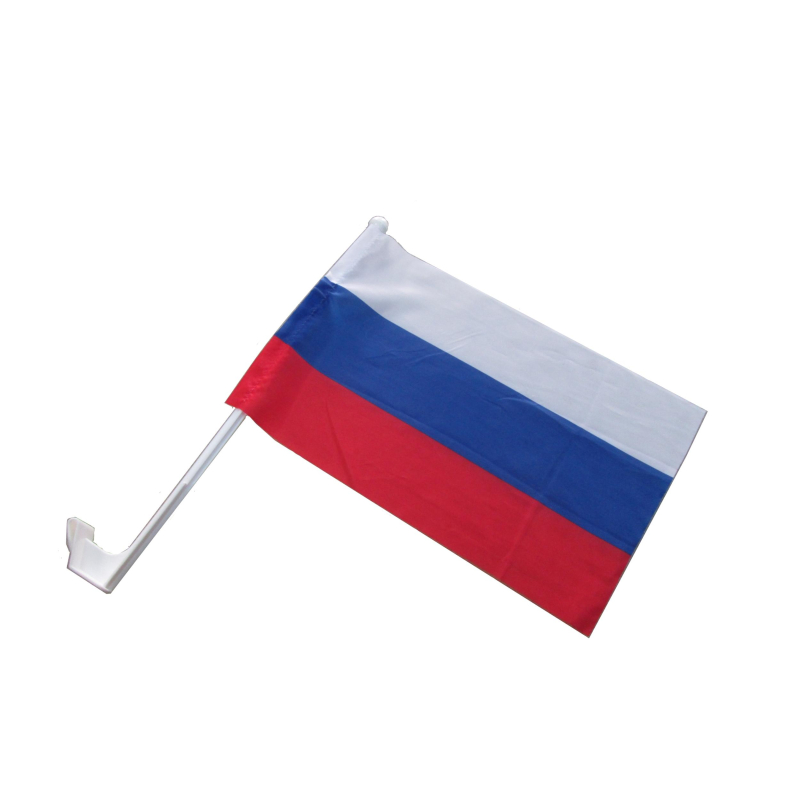 Флаг РФ 24*36см с автомобильным кронштейном 455852