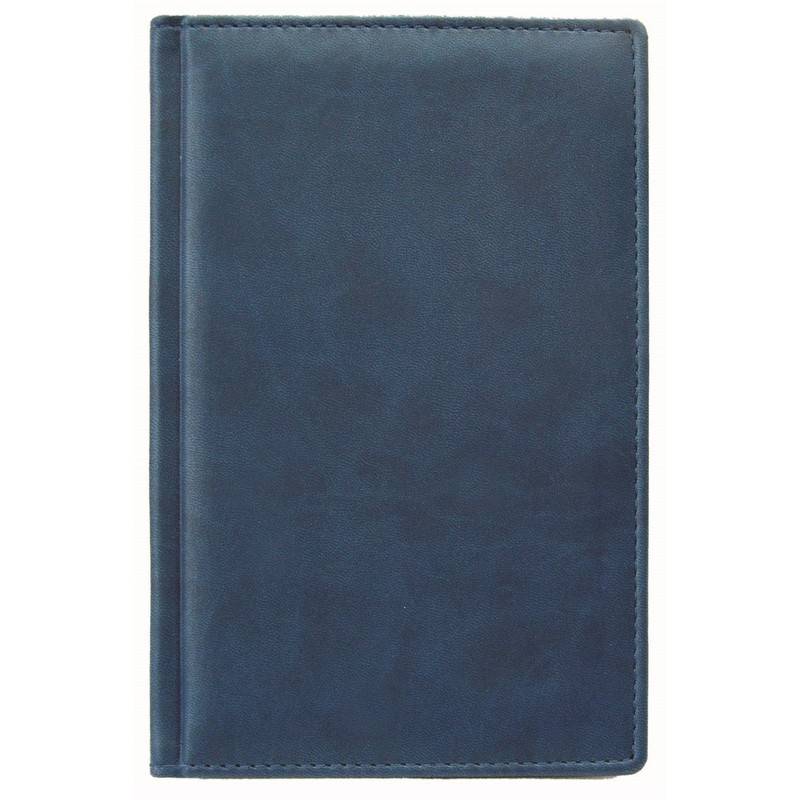 Телефонная книга Attache Вива искусственная кожа А5 96 листов синяя (133х202 мм) 61168