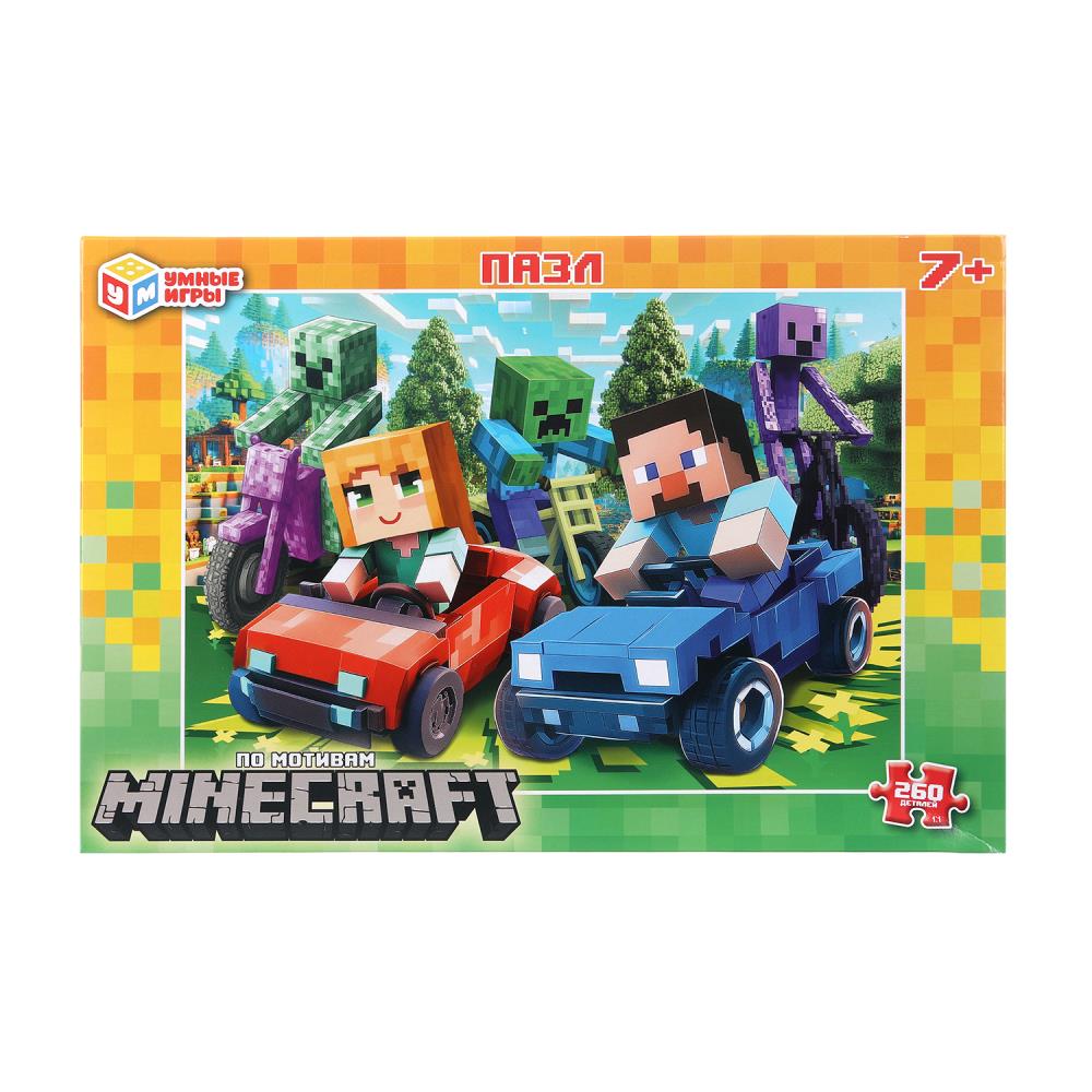 Пазлы 260 деталей "По мотивам Minecraft" УМка 4630395043748