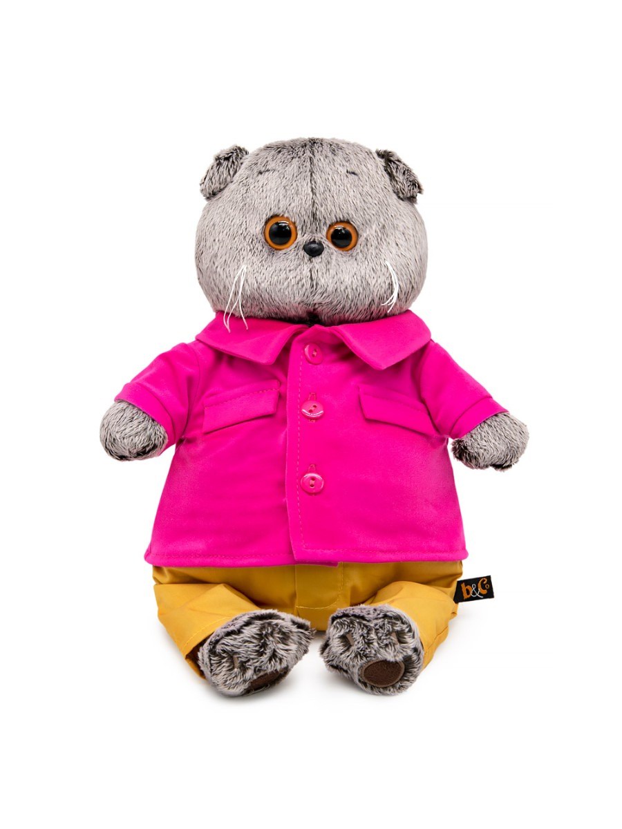 BUDI BASA Кот Басик в яркой курточке 22см Ks22-269