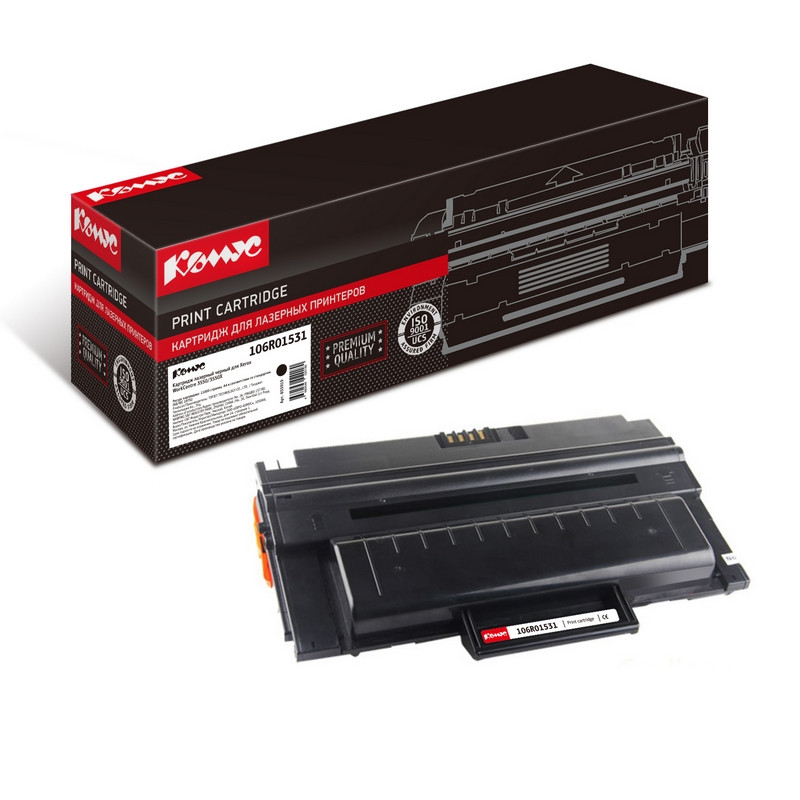 Картридж лазерный Комус 106R01531 чер. для Xerox WC3550 855919