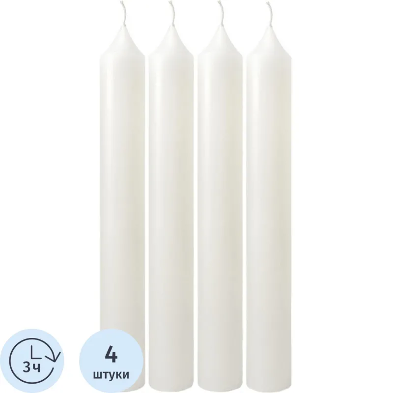 Набор свечей свеча хозяйственная 20x170 уп/ 4шт, 400399 Kukina Raffinata 2225458