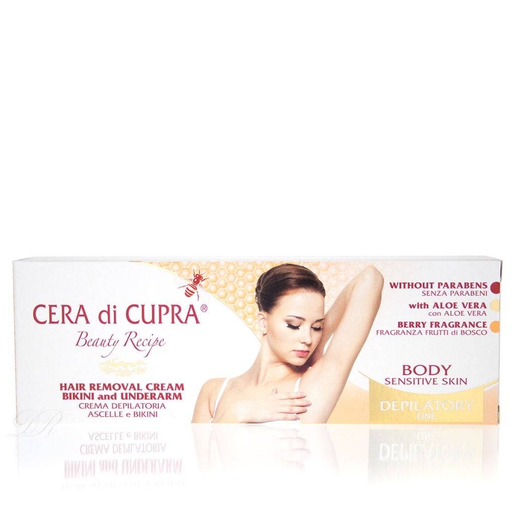 Крем-депилятор Cera di Cupra Hair removal cream bikini and underarm для области бикини и подмышек 100 мл 8002140053764