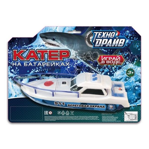 Катер, электронная игрушка, 29 см. Технодрайв 1803B271-R (120)