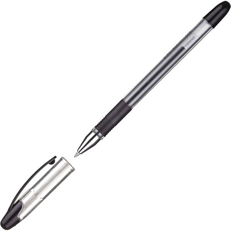 Ручка гелевая Attache Gelios-020 черная (толщина линии 0.5 мм) 613146