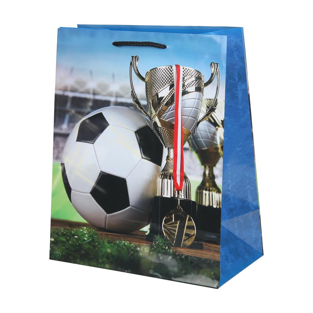 Пакет подарочный глянцевый L "Футбол", 140 гр/м Чудо праздник PL-131198-FB