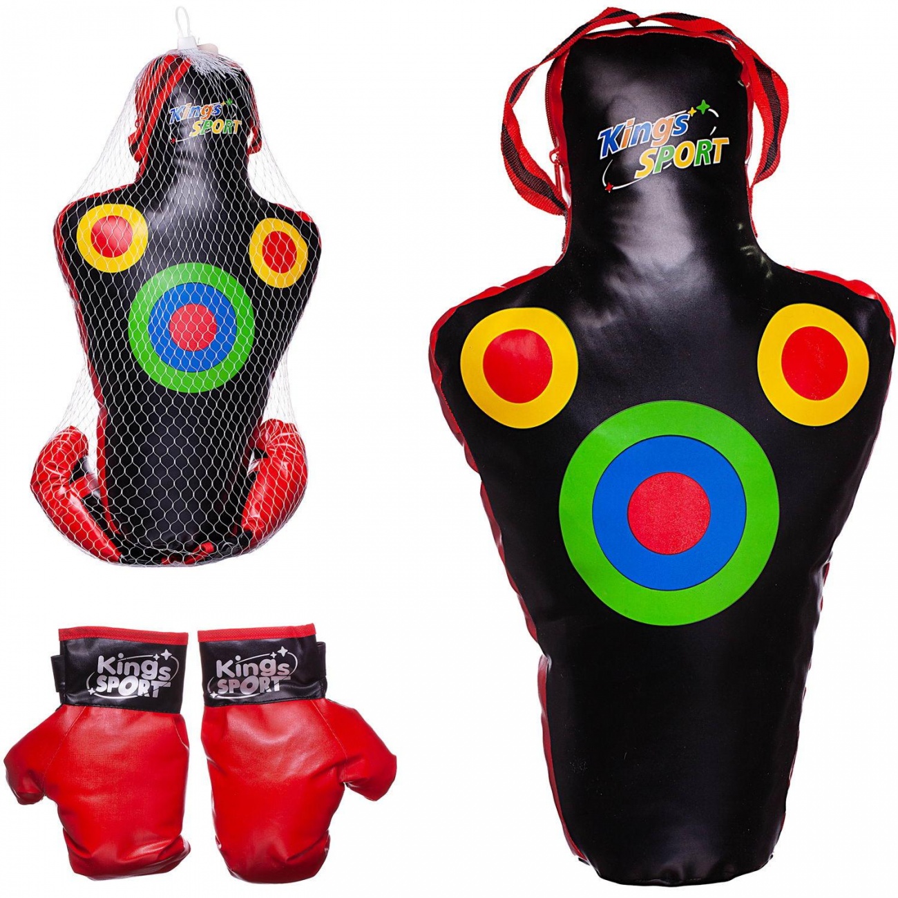 Набор боксерский Junfa: груша с мишенями и перчатки, 64х14,5х32см WA-C9445