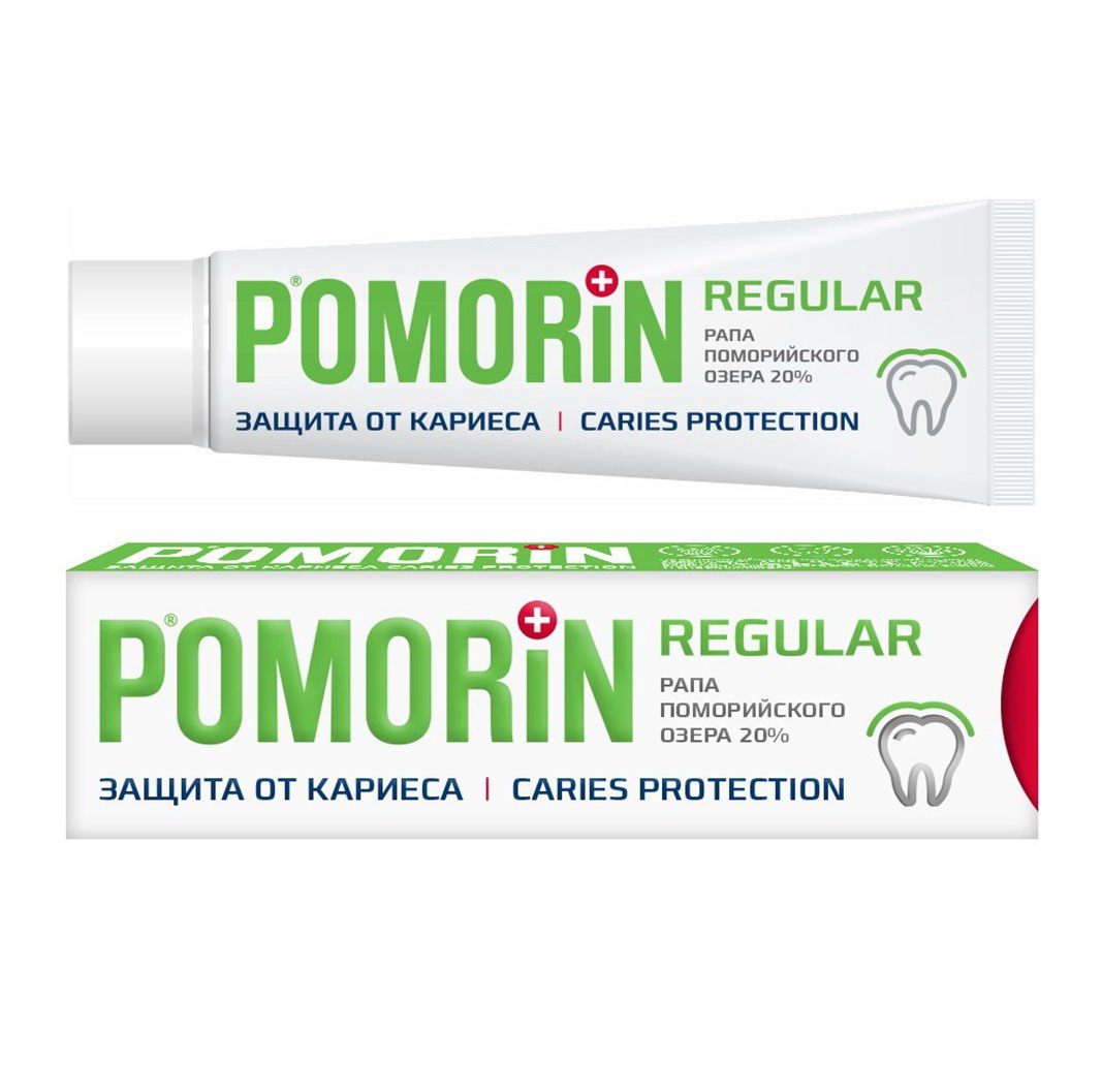 Зубная паста Pomorin regular Защита от кариеса 100 мл 4673727090256
