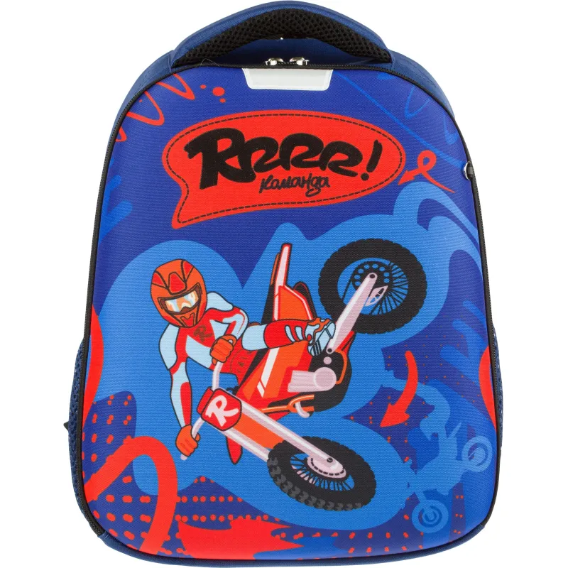 Ранец №1School Light Moto freestyle, 1 отд Комус Класс 1654343