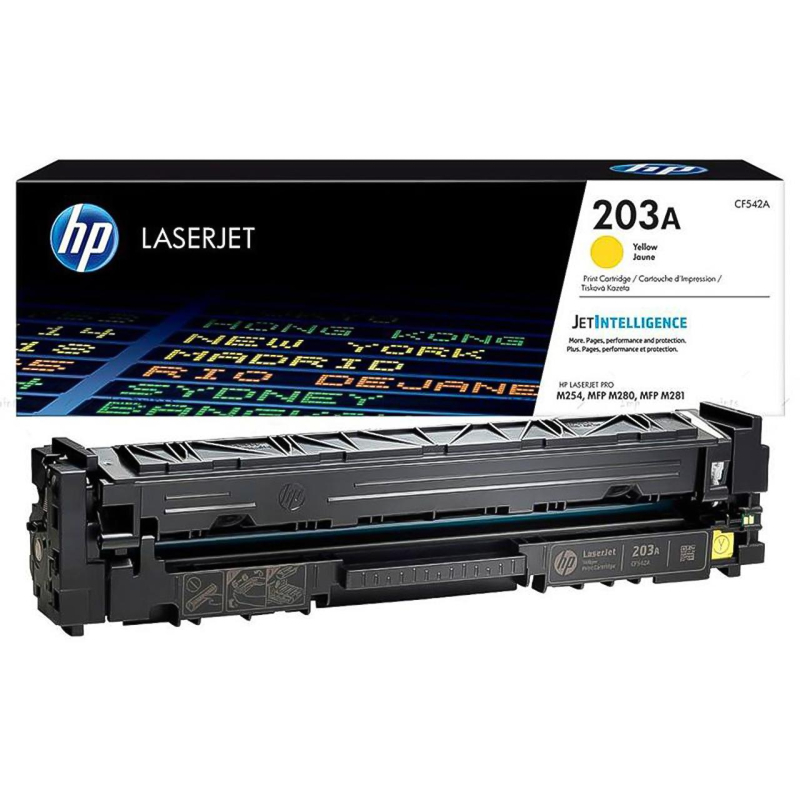 Картридж лазерный HP 203A CF542A жел. для CLJ Pro M254 MFP M280/281 770030