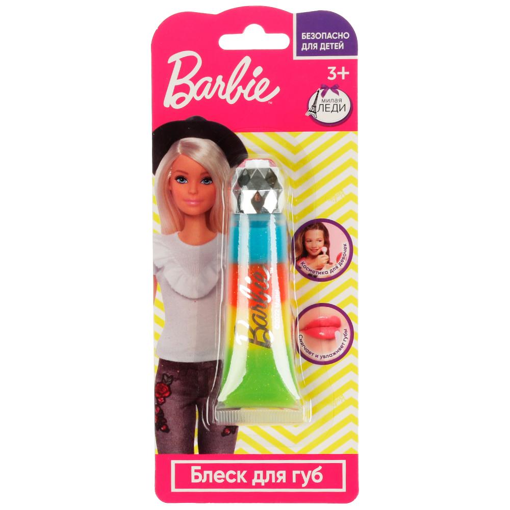 Косметика для девочек Барби блеск для губ 4 цвета Милая леди 78852-BAR