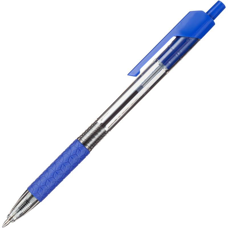 Ручка шариковая автомат. Deli Arrow шар 0,7мм лин 0,5мм манжетка син 1684057 EQ01930
