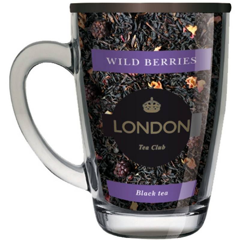 Чай подарочный London Tea Club Лесные ягоды листовой черный 70 г 871600