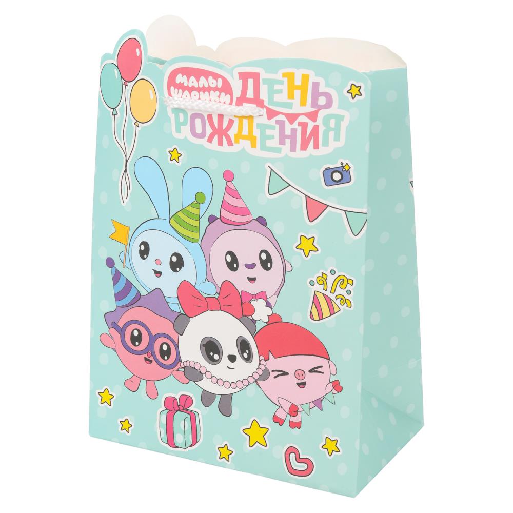 Пакет подарочный вырубка М "Малышарики", 190 гр/м Чудо праздник PM-130071-MAL