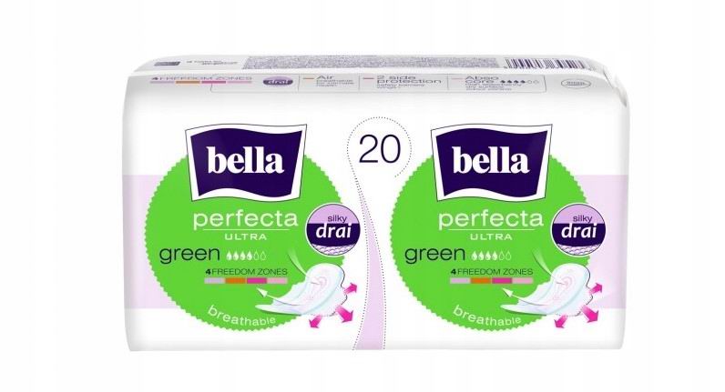 Прокладки Bella Perfecta Ultra Green ультратонкие 20шт 5900516306007